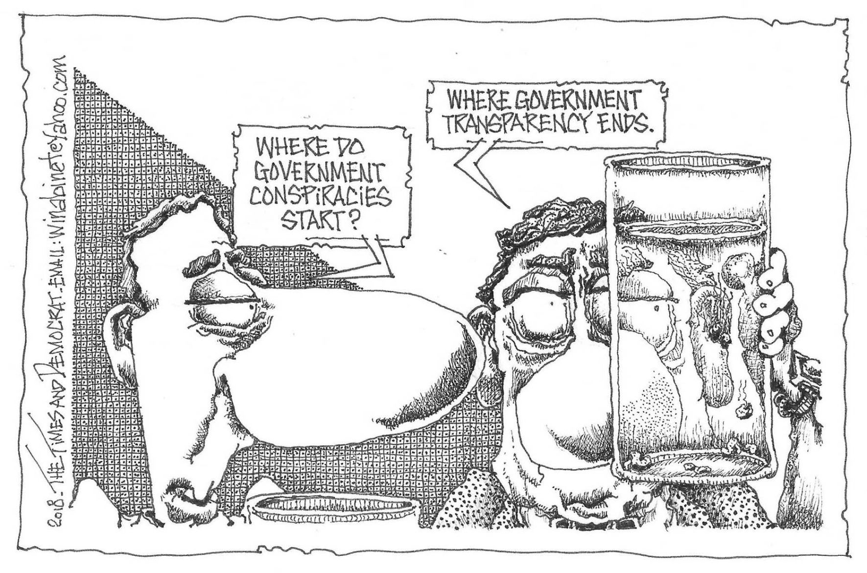 Where do government conspiracies start?